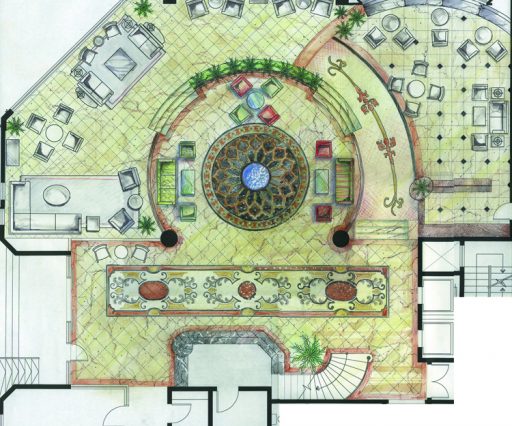 Hotel Lobby Plan - Dubai
