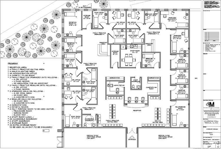 Cavendish Mall Quartier Medical Clinic Plan