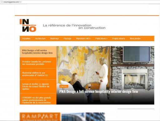 Inno Magazine about PMA Design